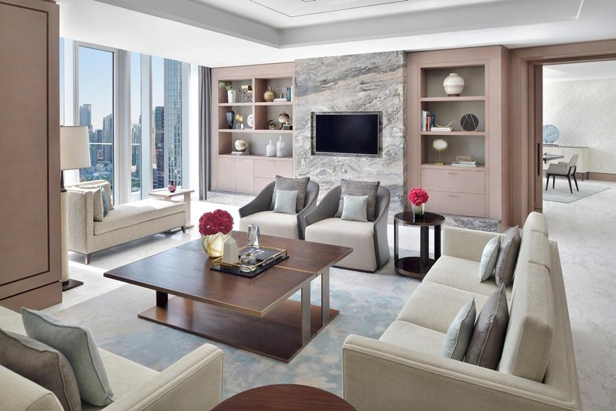 Hotel Address Sky View, Downtown Dubai Esterno foto A living room at the Mandarin Oriental, Bangkok