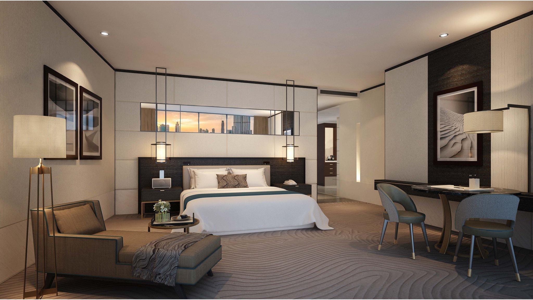 Hotel Address Sky View, Downtown Dubai Esterno foto A bedroom in the hotel