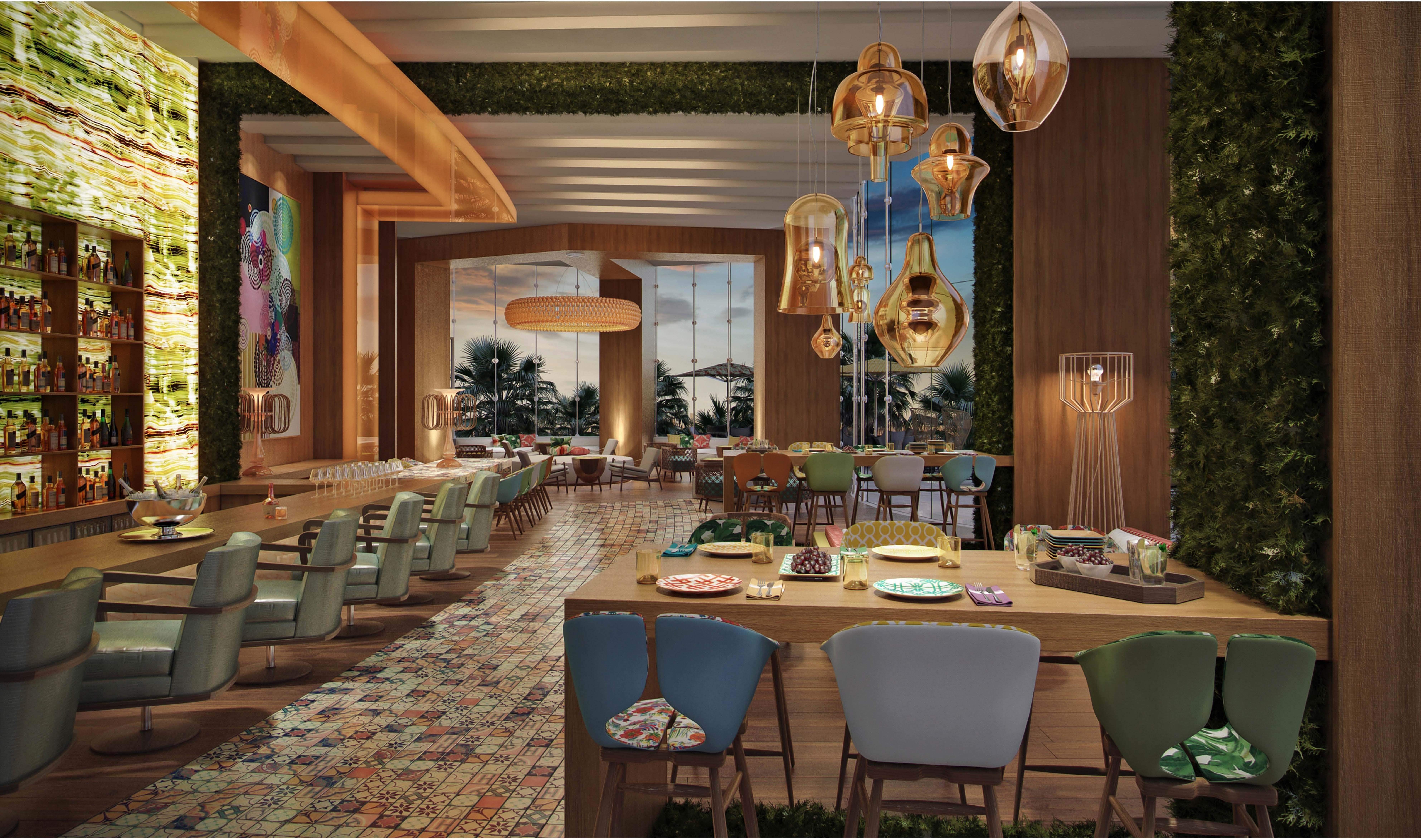 Hotel Address Sky View, Downtown Dubai Esterno foto The restaurant