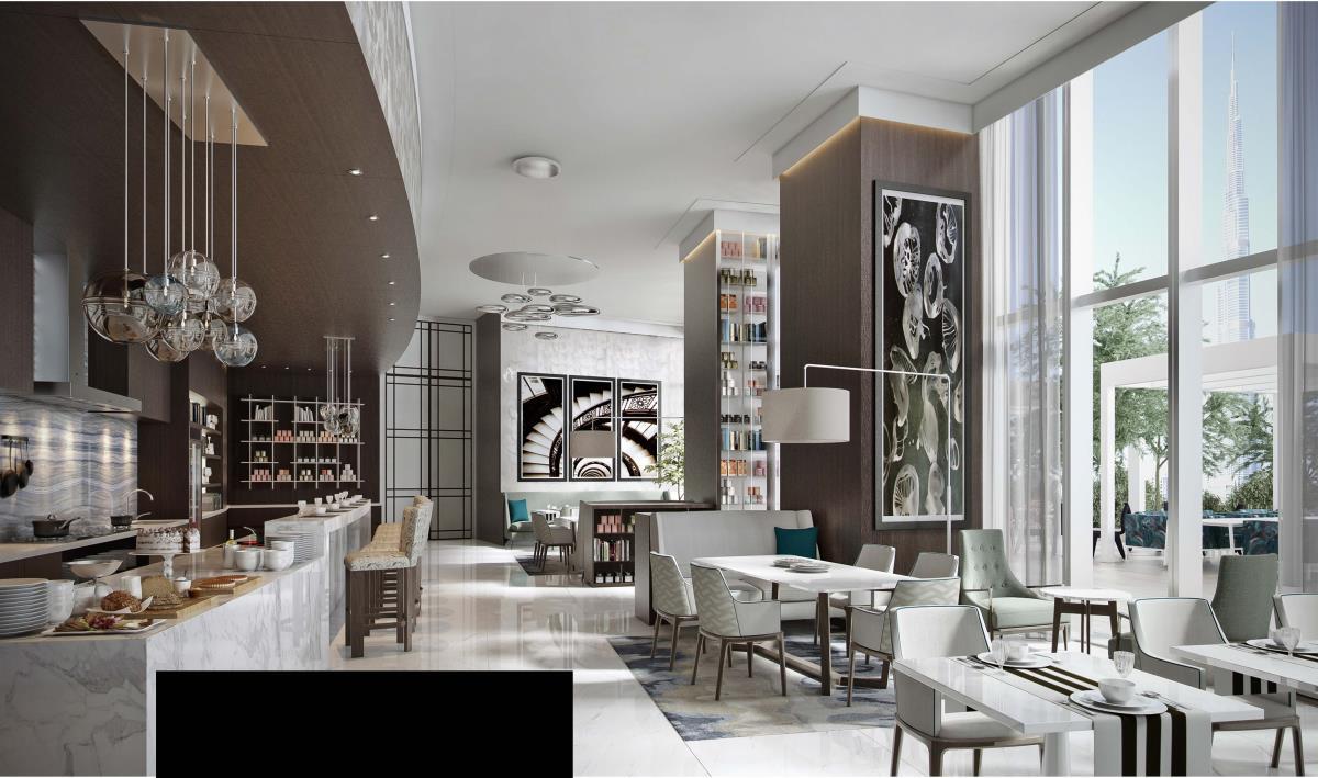 Hotel Address Sky View, Downtown Dubai Esterno foto The Library